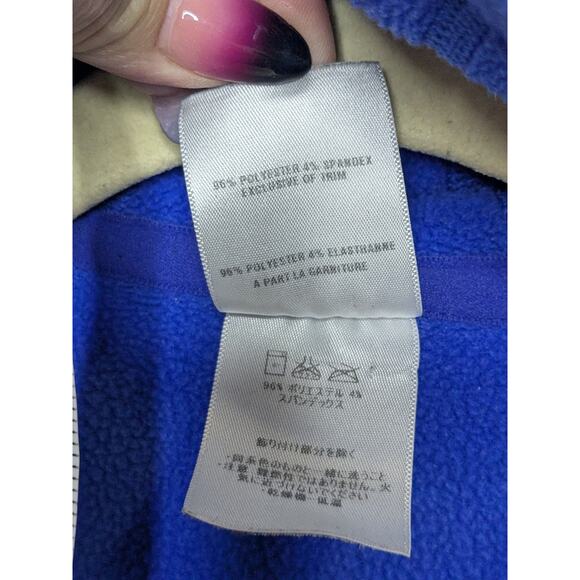 Patagonia Stretch Velocity Athletic Athleisure Hoodie Blue Womens Size Small - Picture 5 of 9